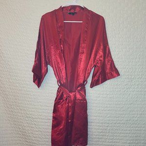 Womens Robe Satin Charmeuse Bath Robe wrap